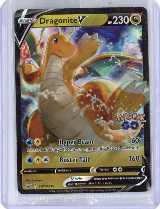 Dragonite V SWSH235 & VSTAR SWSH236 - Pokemon Go - Sealed Pokémon Promo [SEALED]