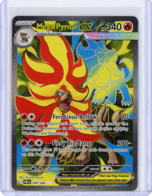 Mega Pyroar ex - 099/086 - ME04