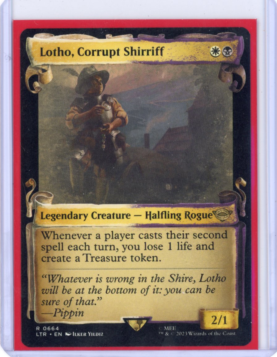 Lotho, Corrupt Shirriff (Showcase Scrolls) - Universes Beyond: The Lord of the Rings: Tales of Middle-earth