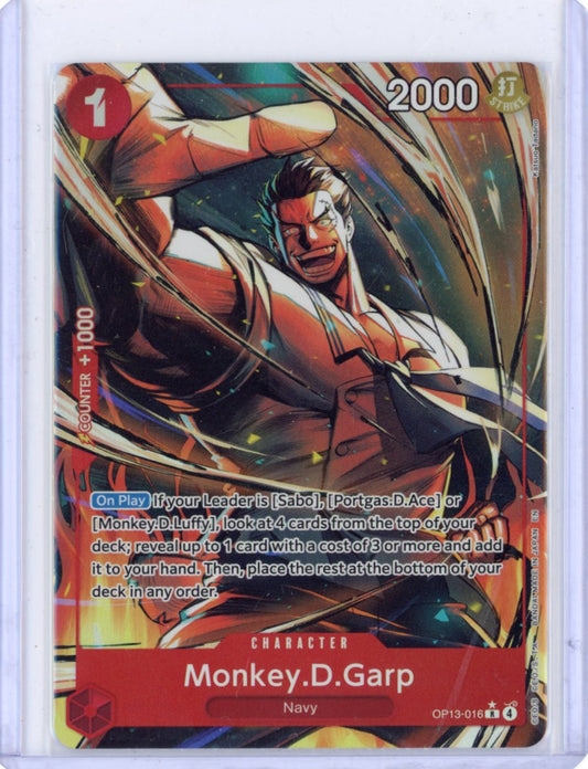 Monkey.D.Garp (Alternate Art) OP13-016