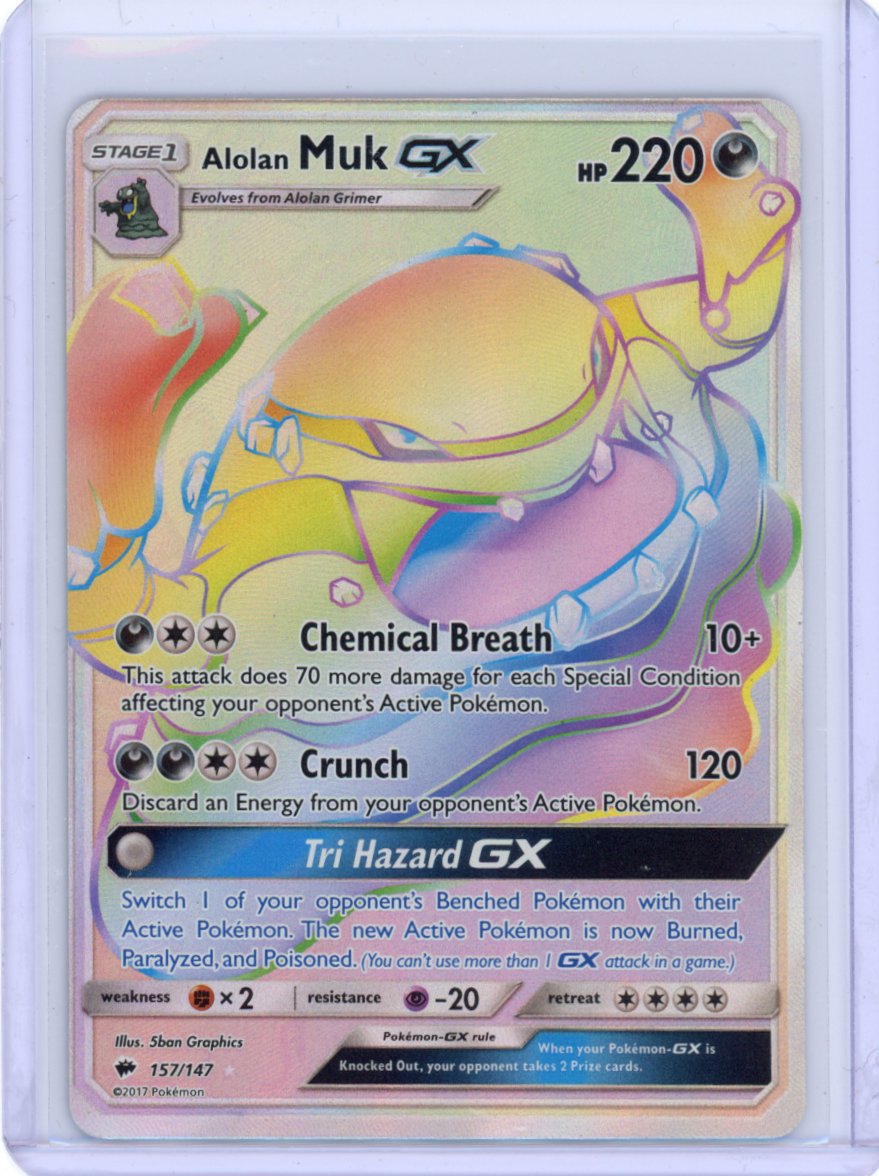 Alolan Muk GX (Secret) - SM - Burning Shadows [MP]