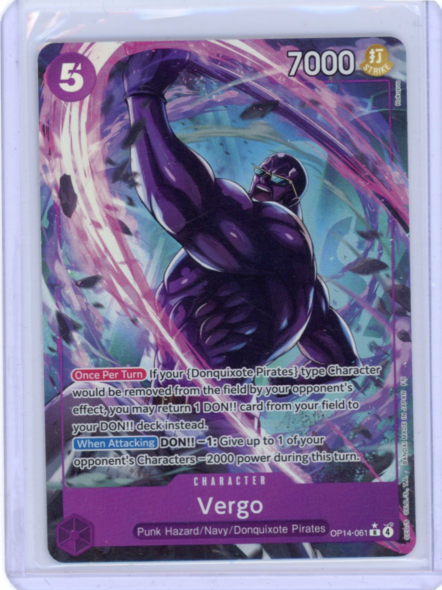 Vergo (Alternate Art) - The Azure Sea's Seven (OP14)
