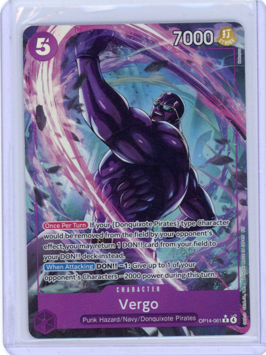 Vergo (Alternate Art) - The Azure Sea's Seven (OP14)