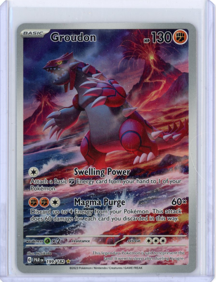 Groudon - 199/182 - SV04: Paradox Rift (PAR)