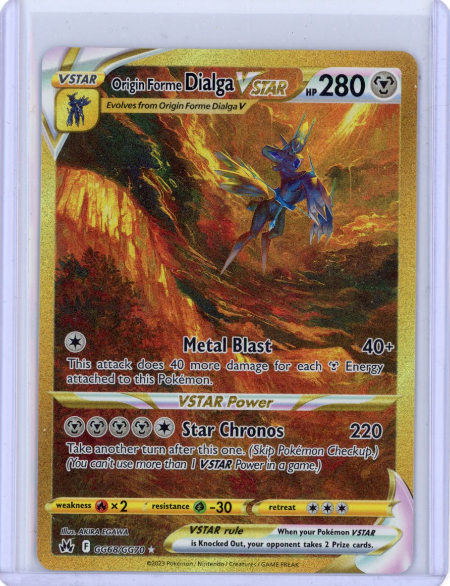 Origin Forme Dialga VSTAR (Secret) - SWSH: Crown Zenith: Galarian Gallery (CRZ:GG)