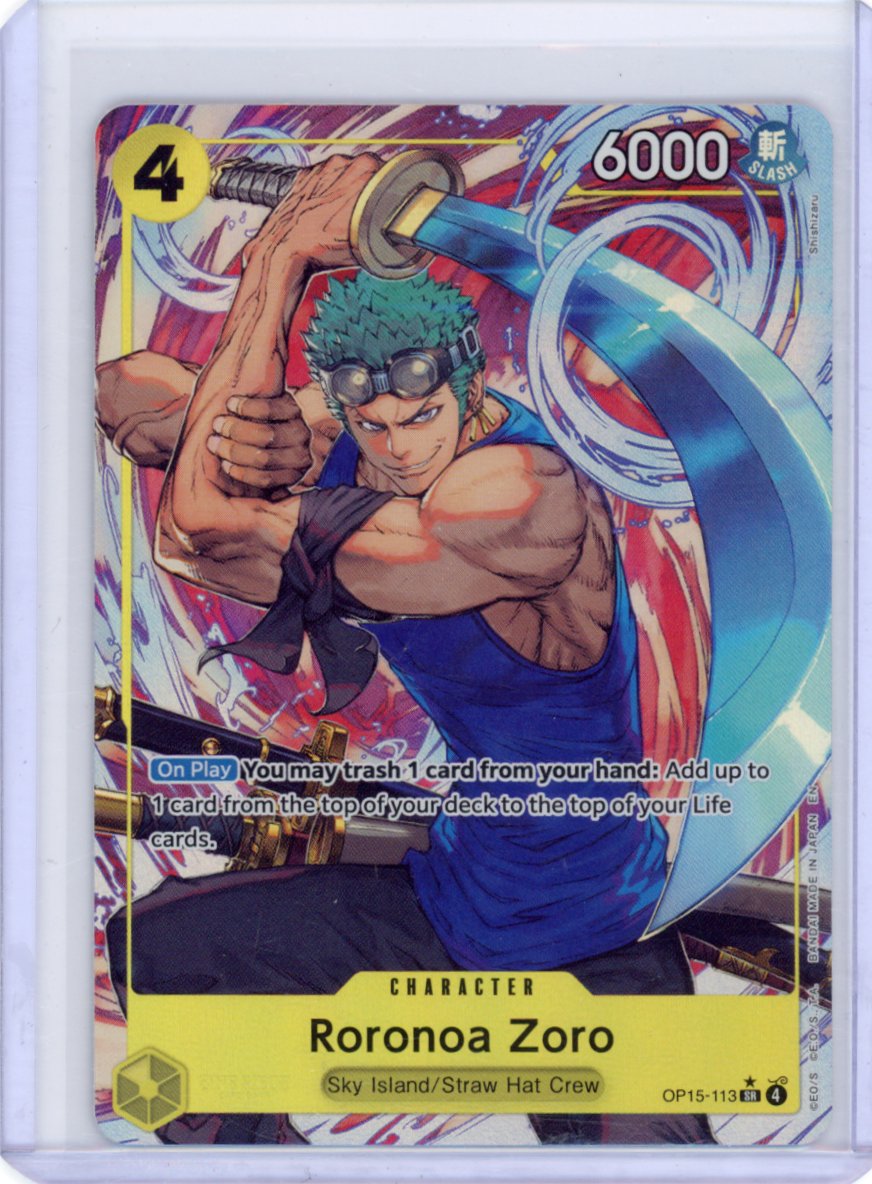 Roronoa Zoro (OP15-113) (Alternate Art) - Adventure on Kami's Island (OP15-EB04)
