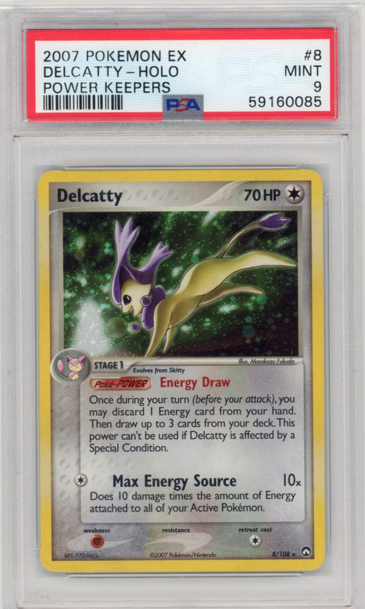 Delcatty #8 Pokemon Power Keepers PSA 9