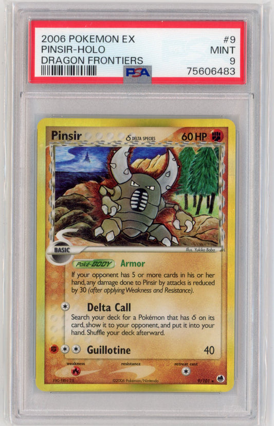 Pinsir #9 Pokemon Dragon Frontiers PSA 9