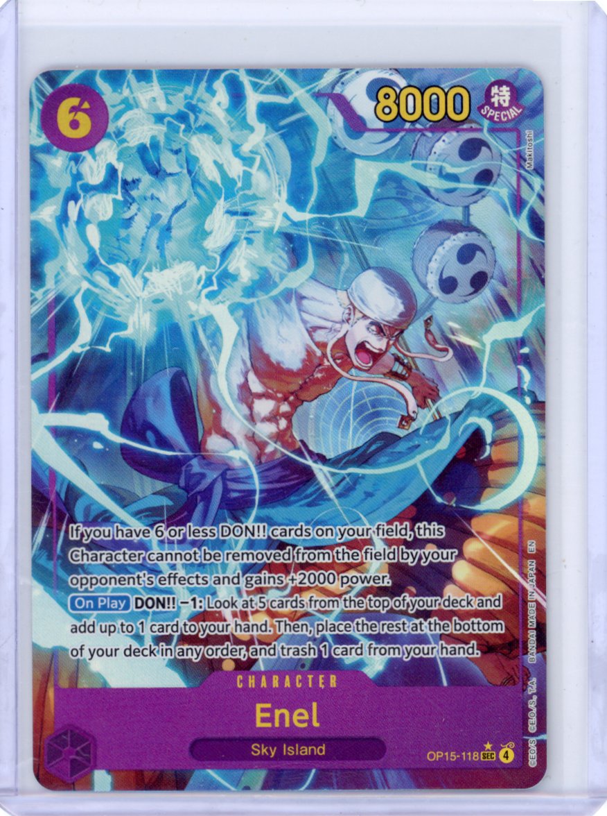 Enel (OP15-118) (Alternate Art) - Adventure on Kami's Island (OP15-EB04)
