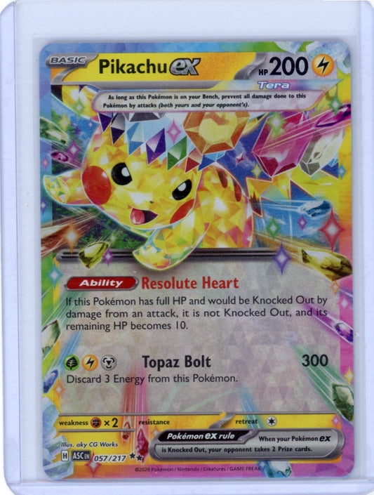 Pikachu ex - 057/217 - ME: Ascended Heroes
