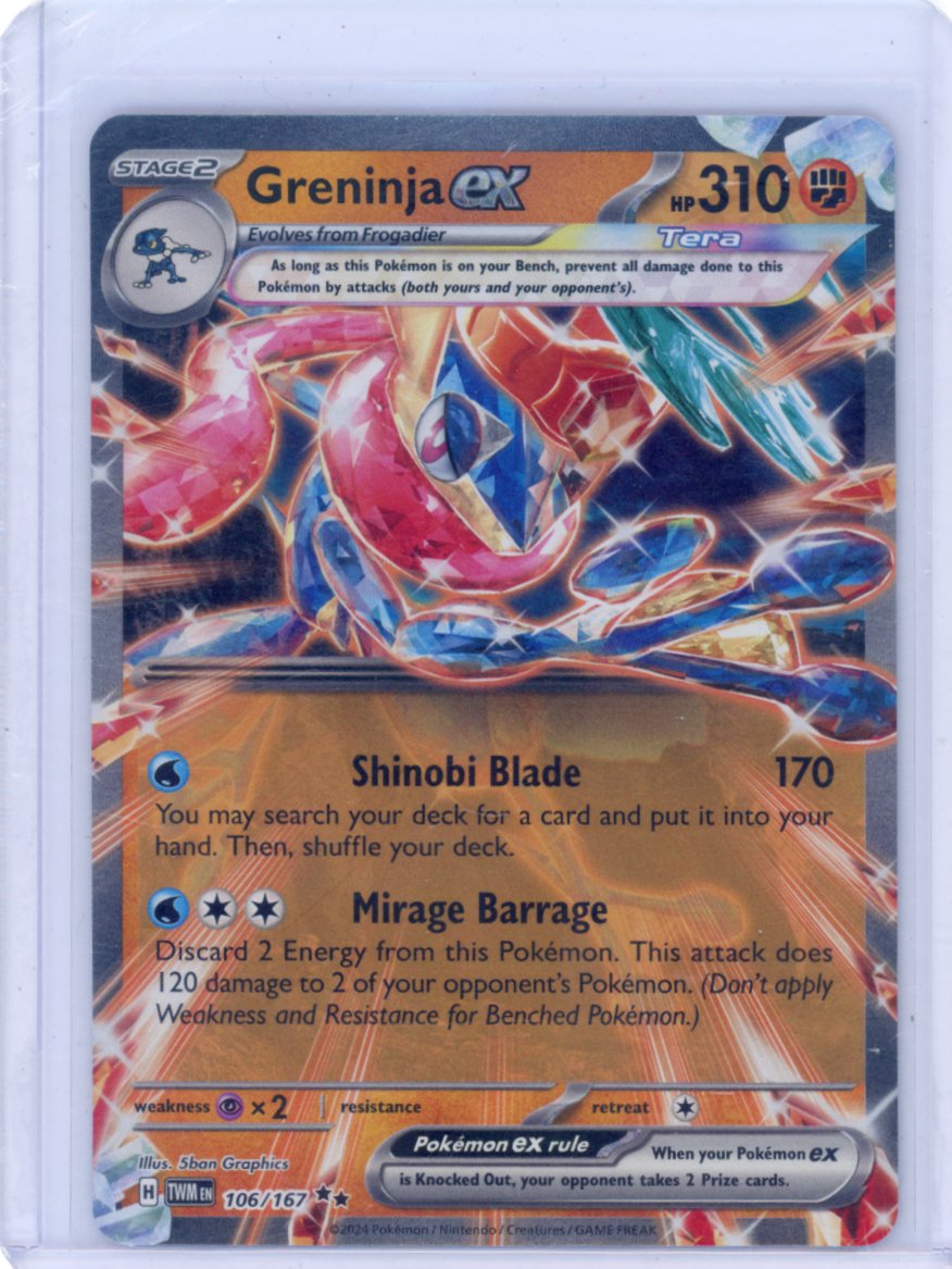 Greninja ex - 106/167 - SV06: Twilight Masquerade