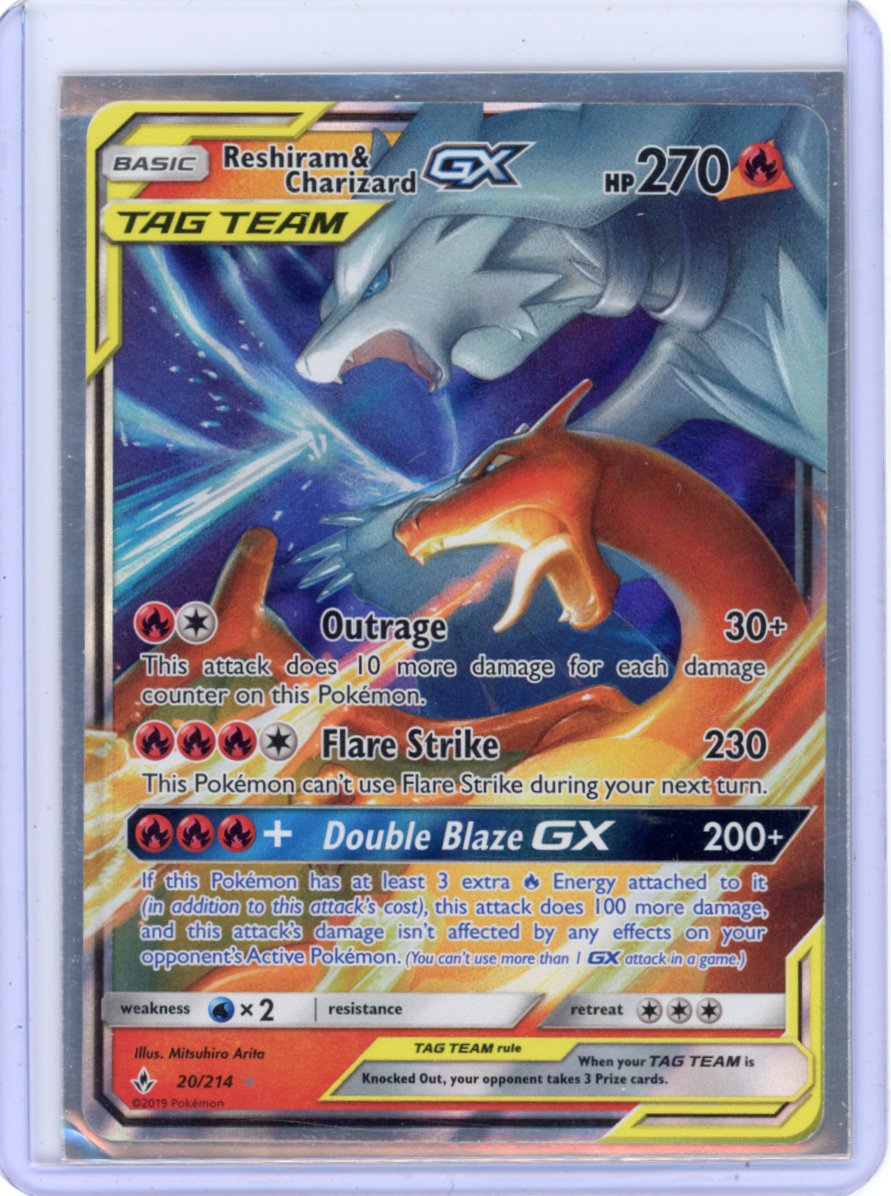 Reshiram & Charizard GX - SM - Unbroken Bonds [LP]
