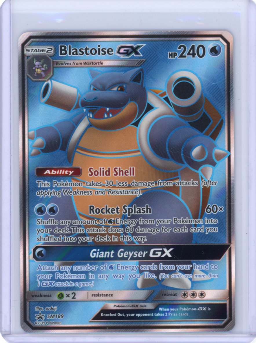Blastoise GX - SM189 - SM Promos [DMG]