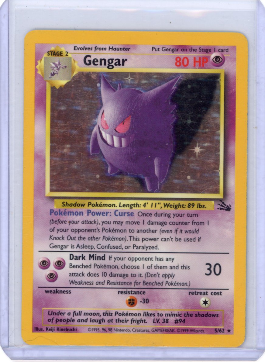Gengar (5) - Fossil Holo [HP]