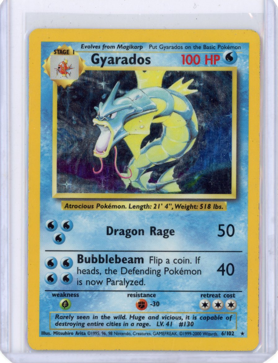 Gyarados - Base Set Holo #6 [DMG]