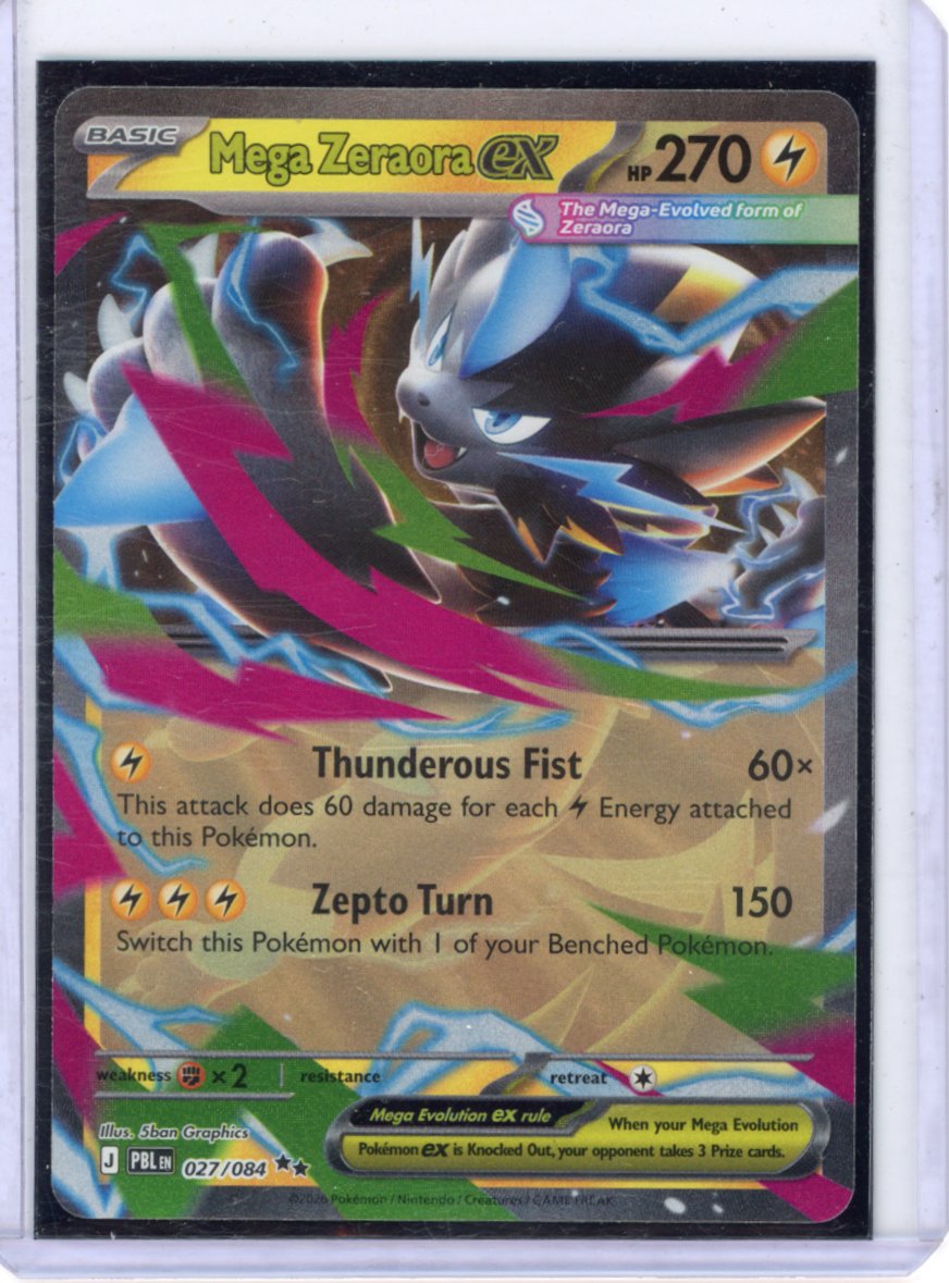 Mega Zeraora ex - 027/084 - ME05