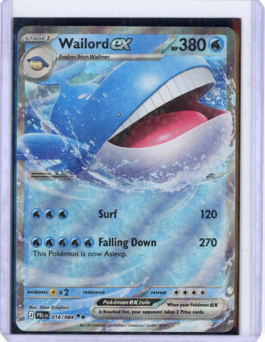 Wailord ex - 016/084 - ME05
