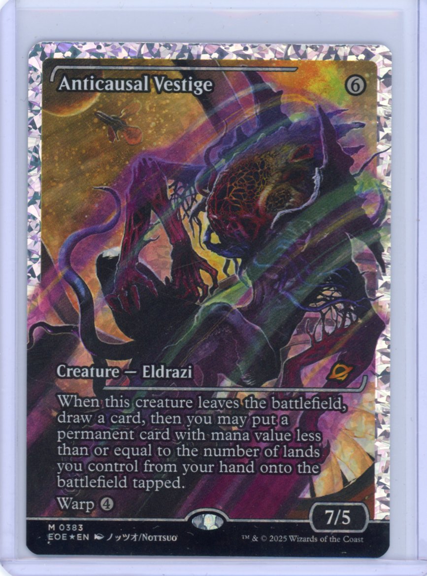 Anticausal Vestige (Showcase) (Fracture Foil) - Edge of Eternities (EOE)