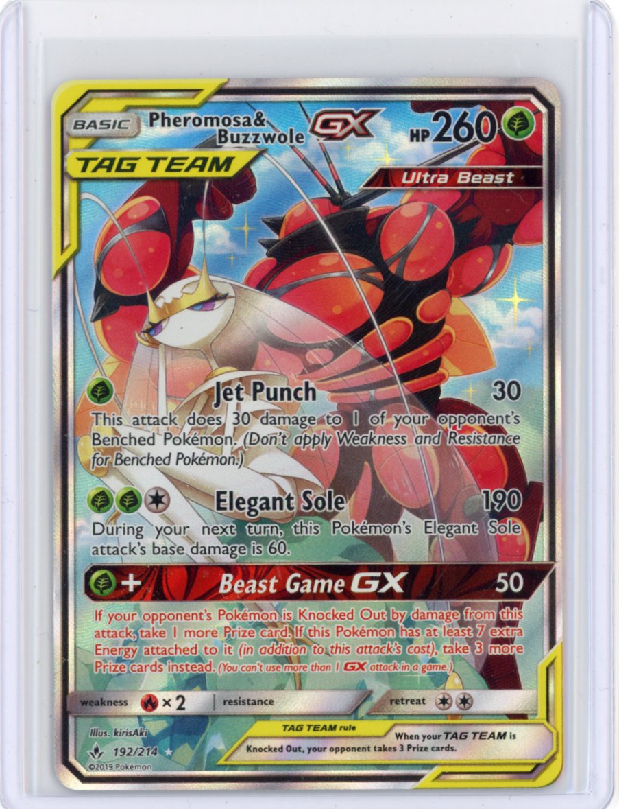 Pheromosa & Buzzwole GX (192) (Alternate Full Art)
