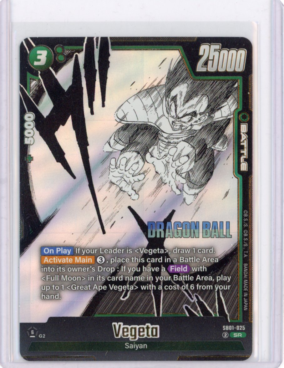 Vegeta - SB01-025 - Manga Booster 01