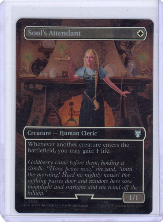Soul's Attendant (Borderless) (FOIL) - Commander: (LTC)