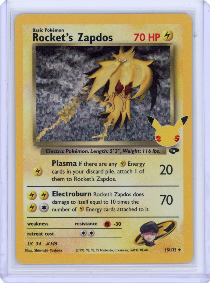 Rocket's Zapdos - Celebrations #15