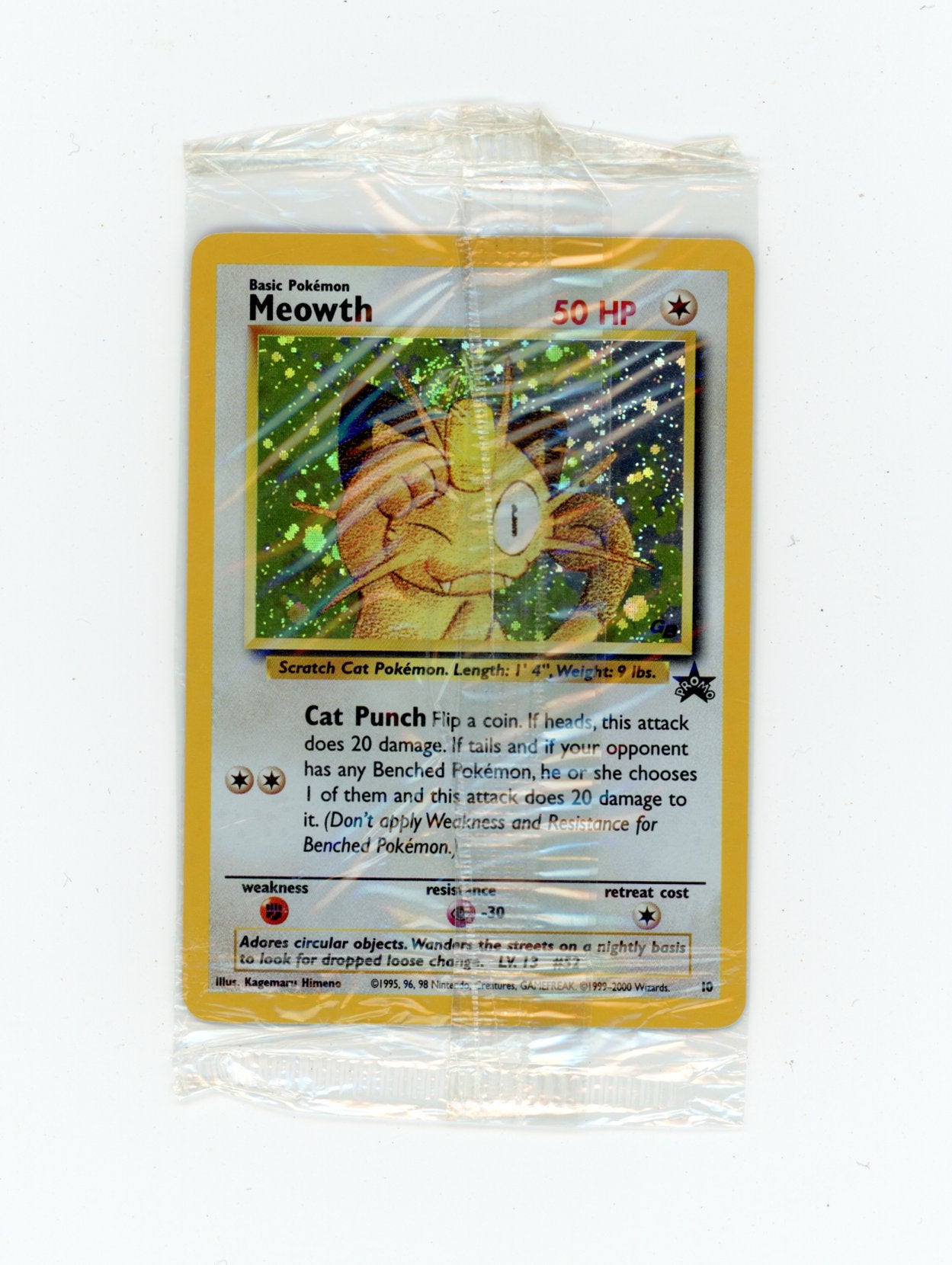 Meowth #10 Sealed Gameboy Promo Pokemon TCG Sealed