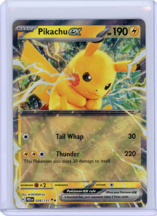 Pikachu ex - 028/131 - SV: Prismatic Evolutions