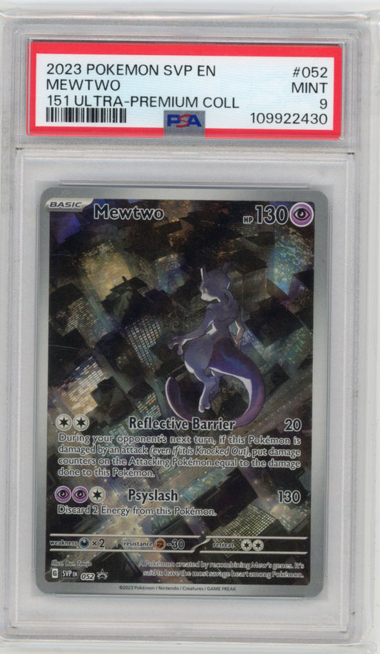 Mewtwo #52 Pokemon Promo PSA 9