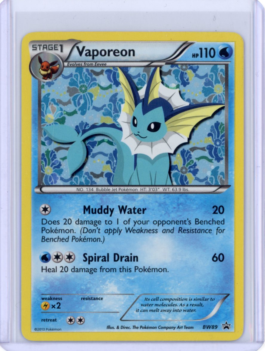 Vaporeon - BW89 - Black and White Promos [MP]