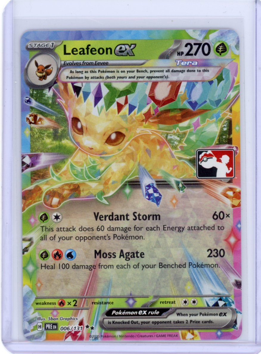 Leafeon ex - 006/131 - Prize Pack Series Cards