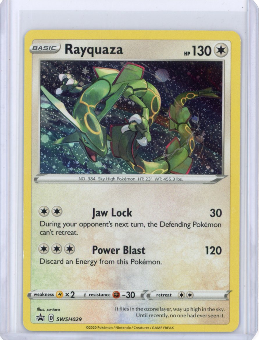 Rayquaza - SWSH029 (Pixel Cosmos Holo)