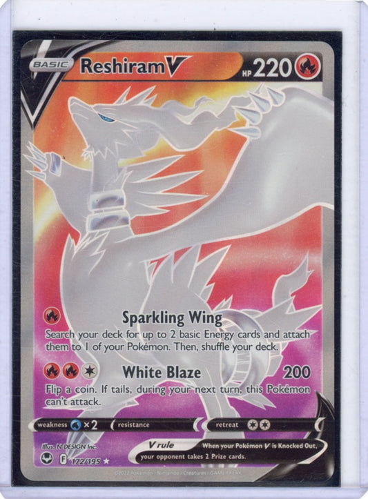 Reshiram V (Full Art) - SWSH12: Silver Tempest