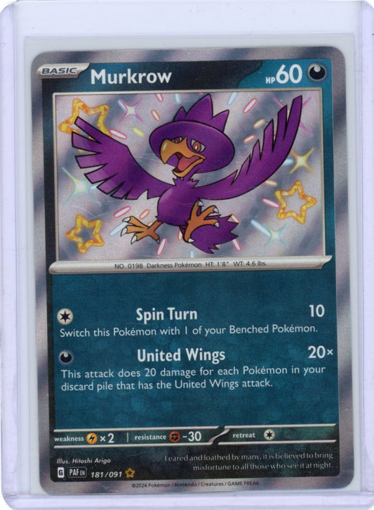 Murkrow #181 - SV: Paldean Fates
