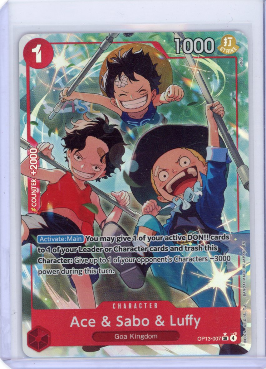Ace & Sabo & Luffy (Alternate Art) - Carrying On His Will (OP13)