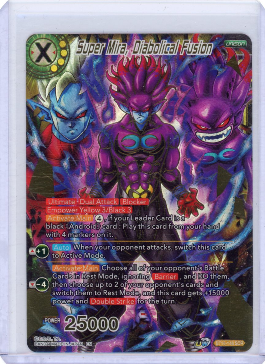 Super Mira, Diabolical Fusion - Realm of the Gods BT16-148 SCR