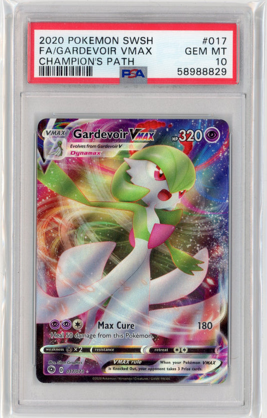 2020 SWSH FA Gardevoir VMAX Champion's Path PSA 10