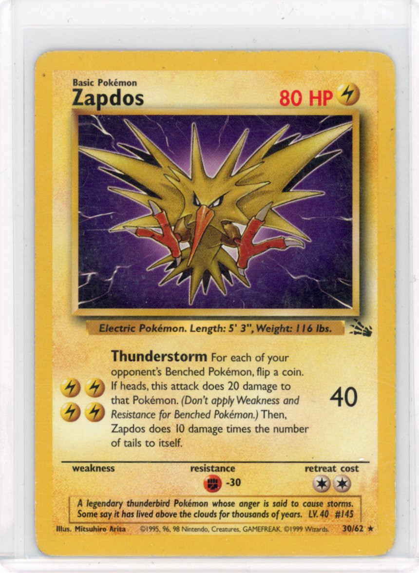 Zapdos (30) - Fossil [DMG]