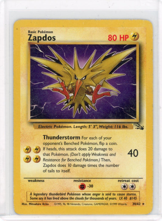 Zapdos (30) - Fossil [DMG]