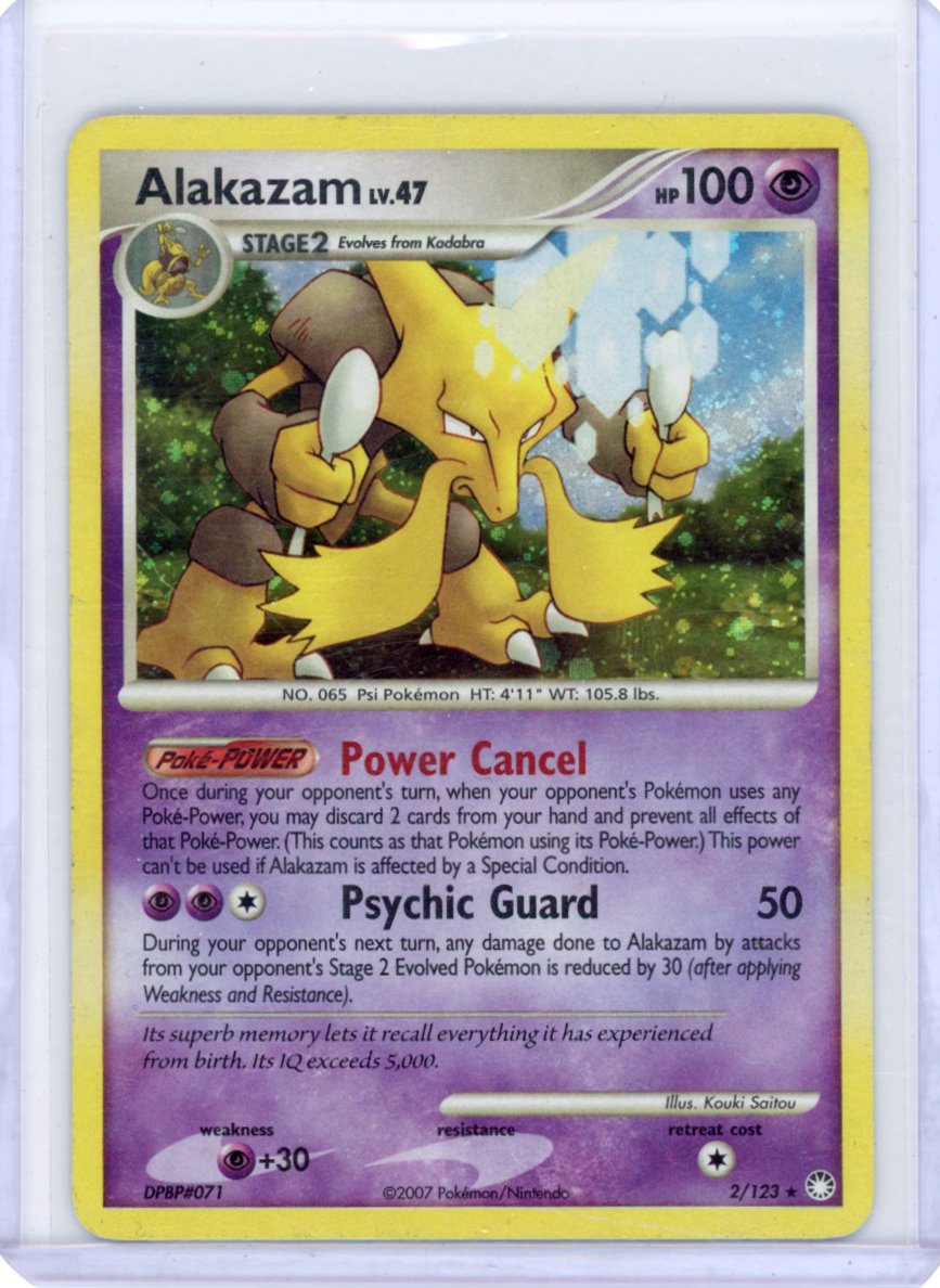 Alakazam 2/123 Holo Foil - Mysterious Treasures [DMG]