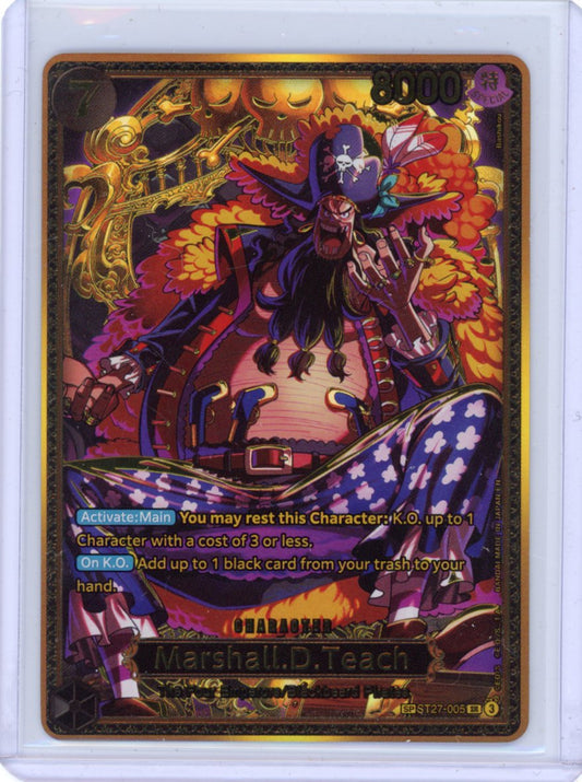 Marshall.D.Teach (ST27-005) (SP) - The World's Strongest Warriors (OP17)