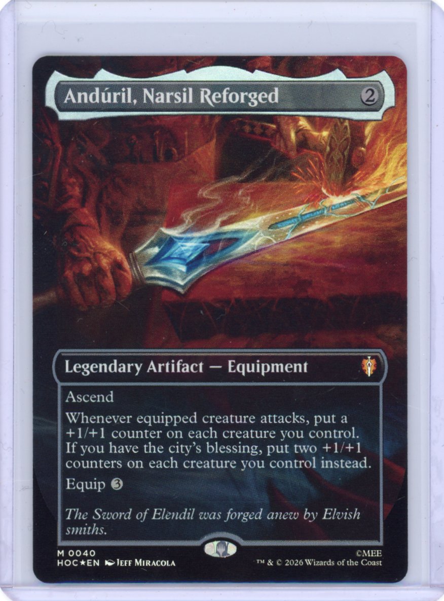 Anduril, Narsil Reforged (Borderless) - The Hobbit: Eternal-Legal 0040