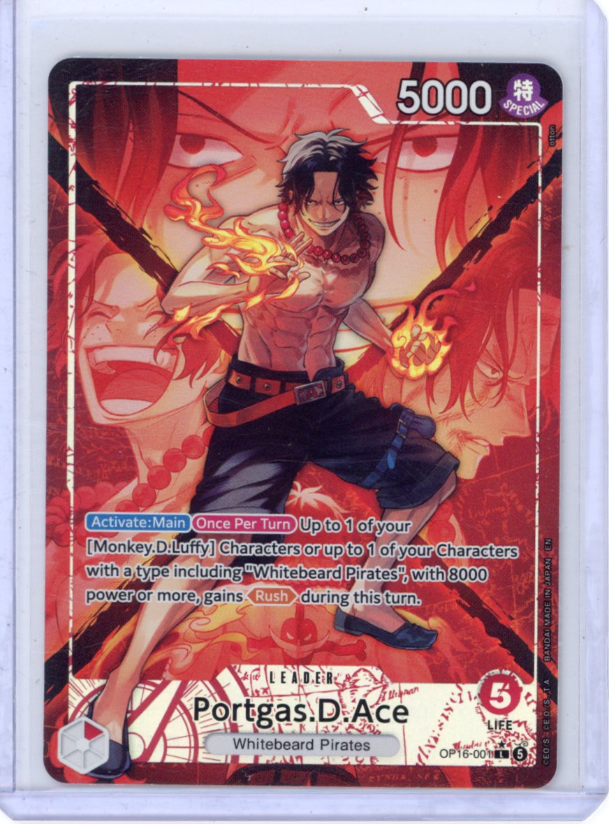 Portgas.D.Ace (001) (Alternate Art) OP16