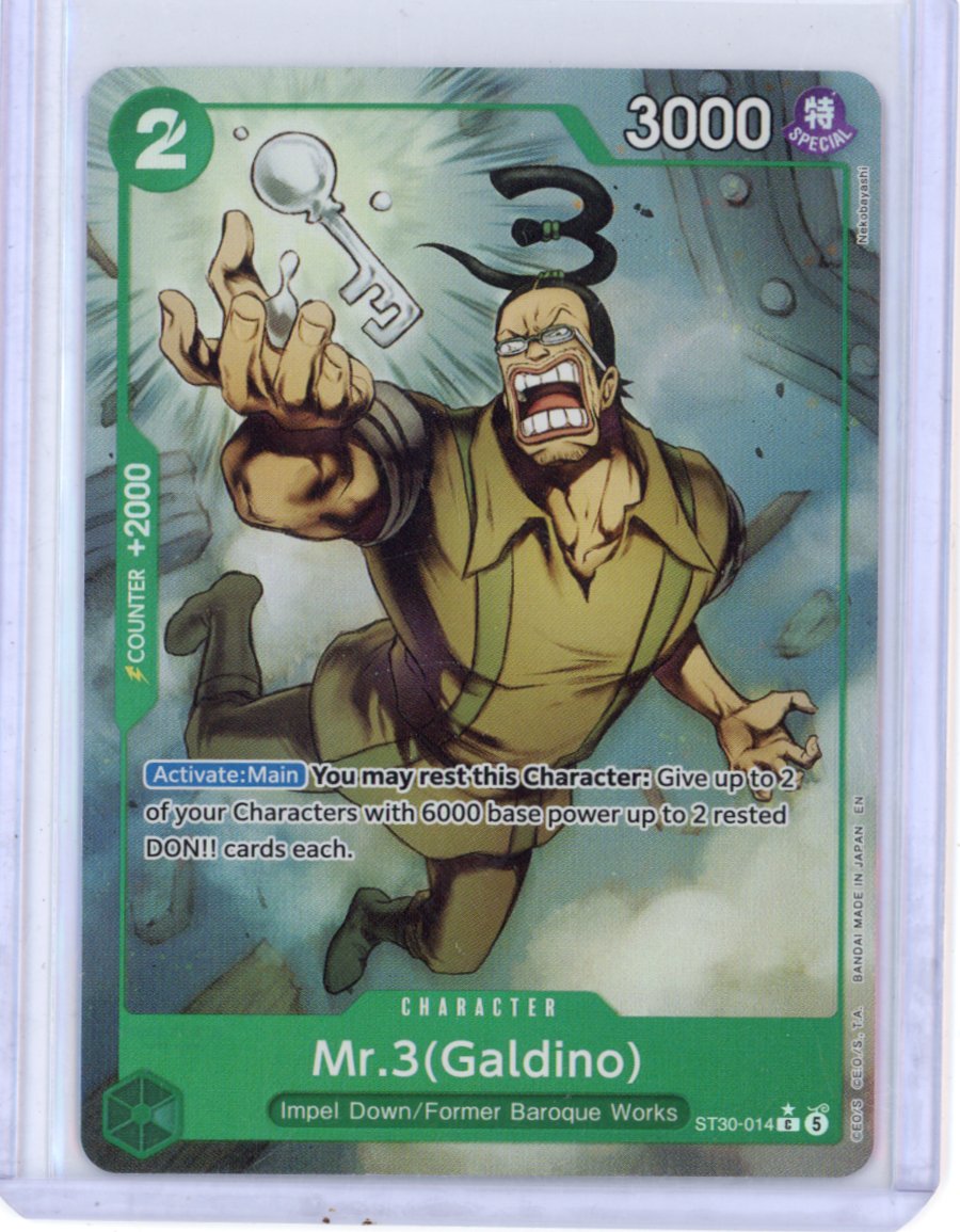 Mr.3(Galdino) (Full Art) - Starter Deck EX: Luffy & Ace (ST-30)