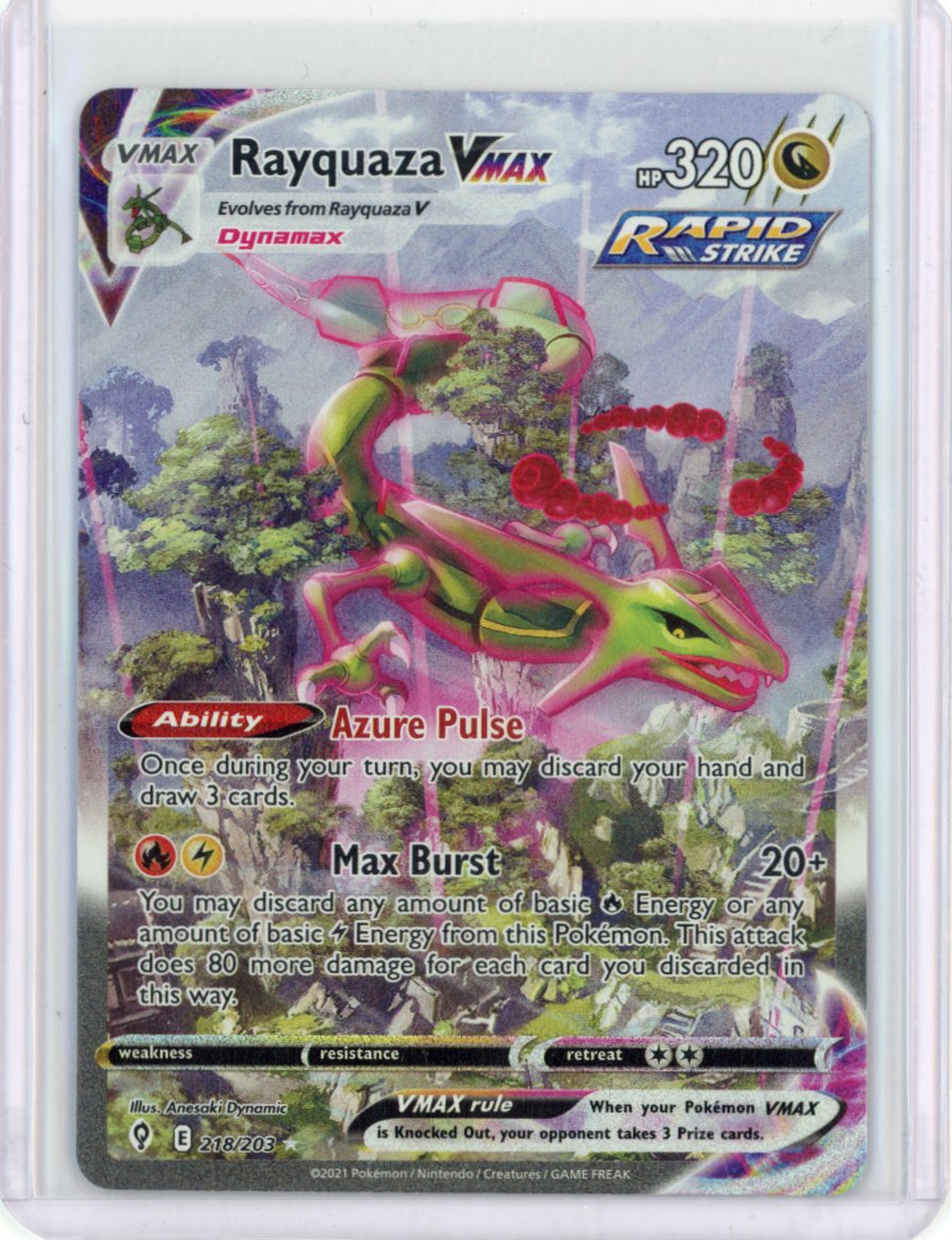 Rayquaza VMAX (Alternate Art Secret) - SWSH07: Evolving Skies
