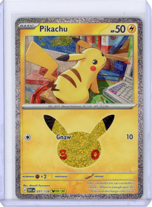 Pikachu 031/128 ME: 30th Celebration 9/30
