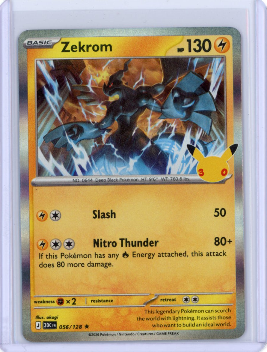 Zekrom 056/128 ME: 30th Celebration