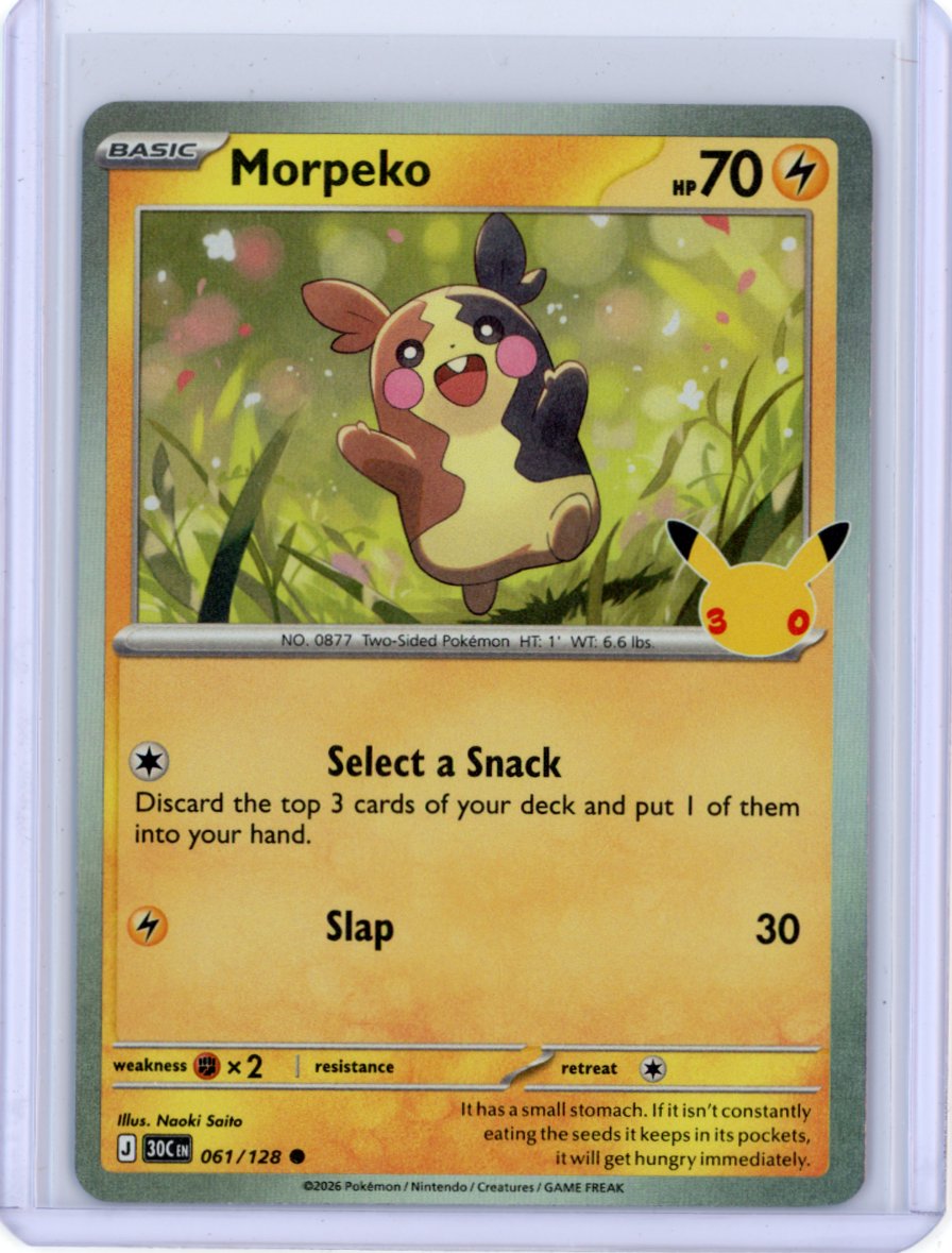 Morpeko 061/128 ME: 30th Celebration
