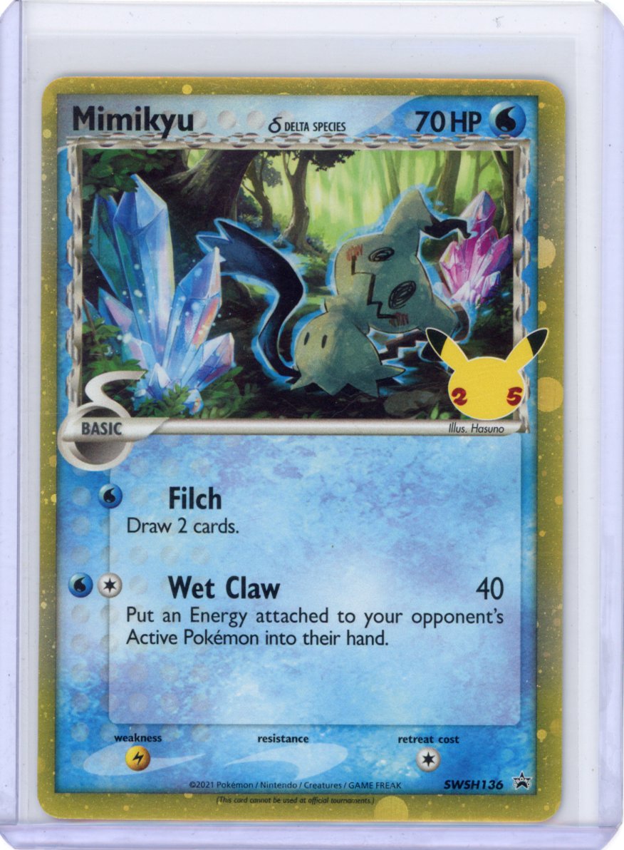 Mimikyu (Delta Species) - SWSH136 - SWSH: Sword & Shield Promo Cards