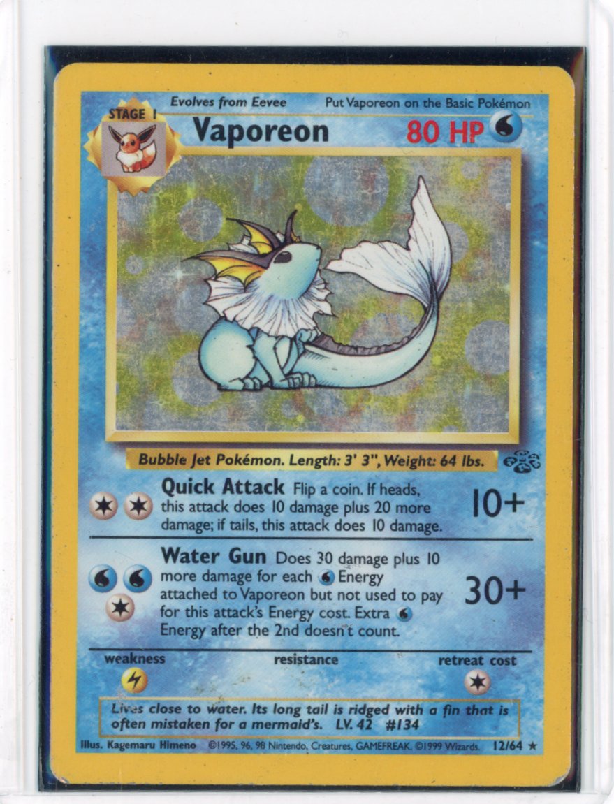 Vaporeon Holo (12) - Jungle [DMG]